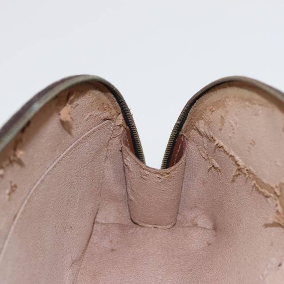 LOUIS VUITTON Monogram Trousse Demi Ronde Cosmetic Pouch M47520 LV Auth 78014 - Picture 10 of 16